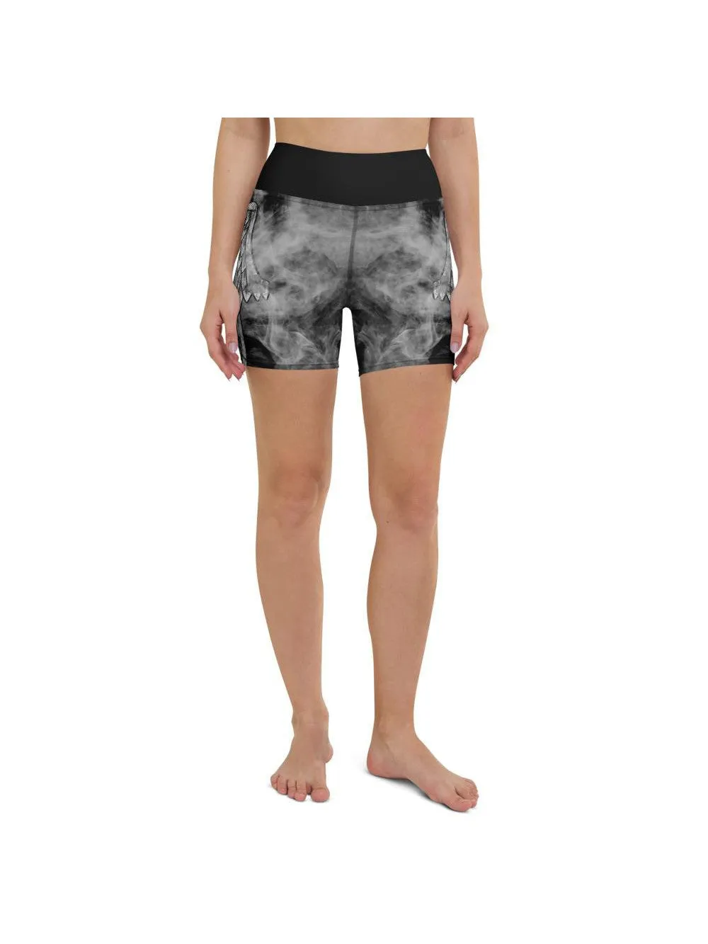 Angel Wing Yoga Shorts