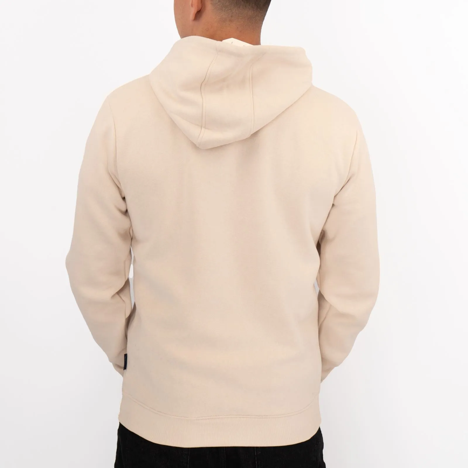 Ben Sherman Mens Logo Hoodie Beige