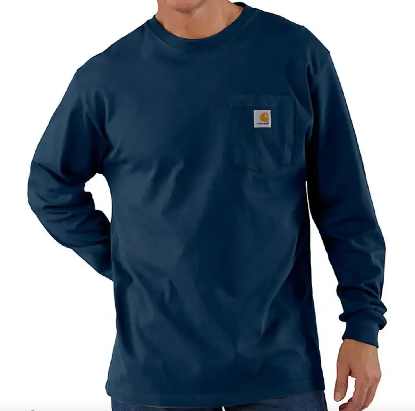 Carhartt K126 Big & Tall Long Sleeve Pocket T-Shirt