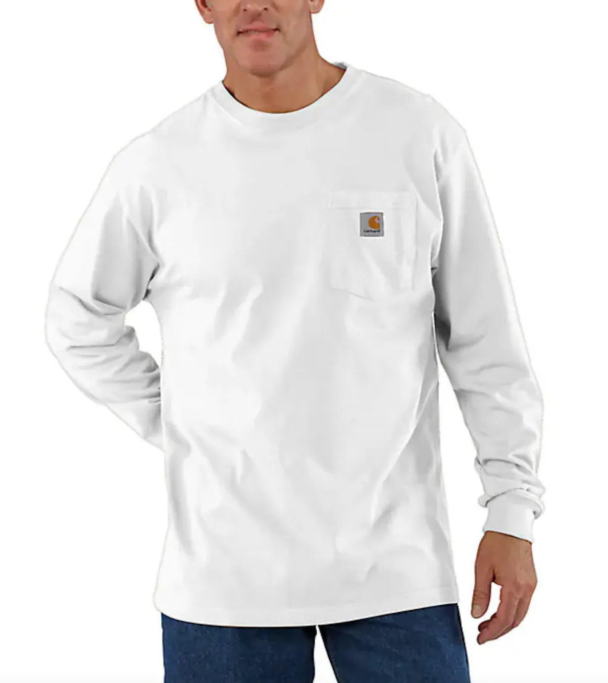 Carhartt K126 Big & Tall Long Sleeve Pocket T-Shirt