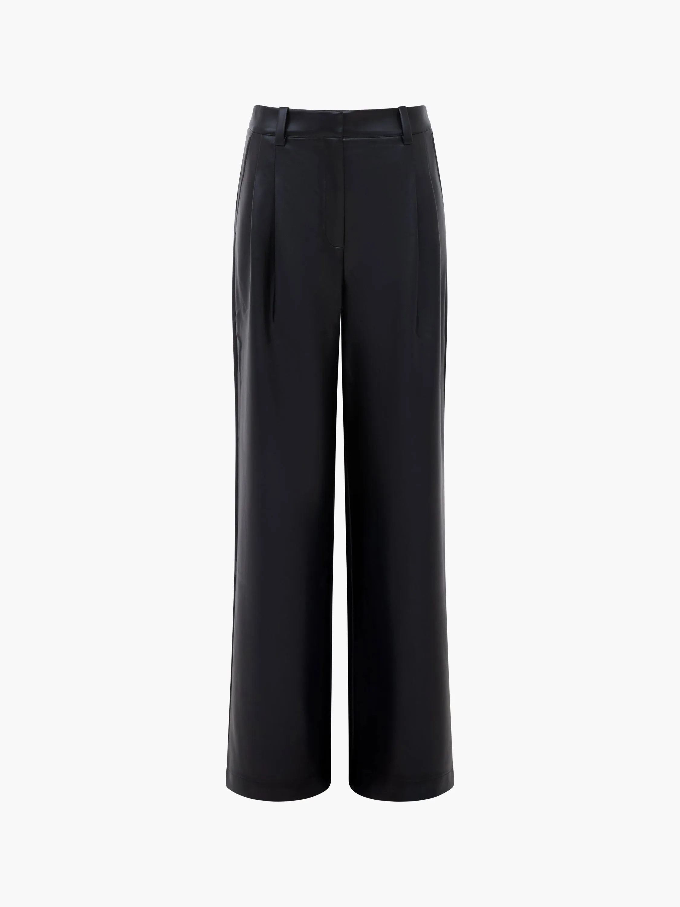 Crolenda PU Wide Leg Trousers