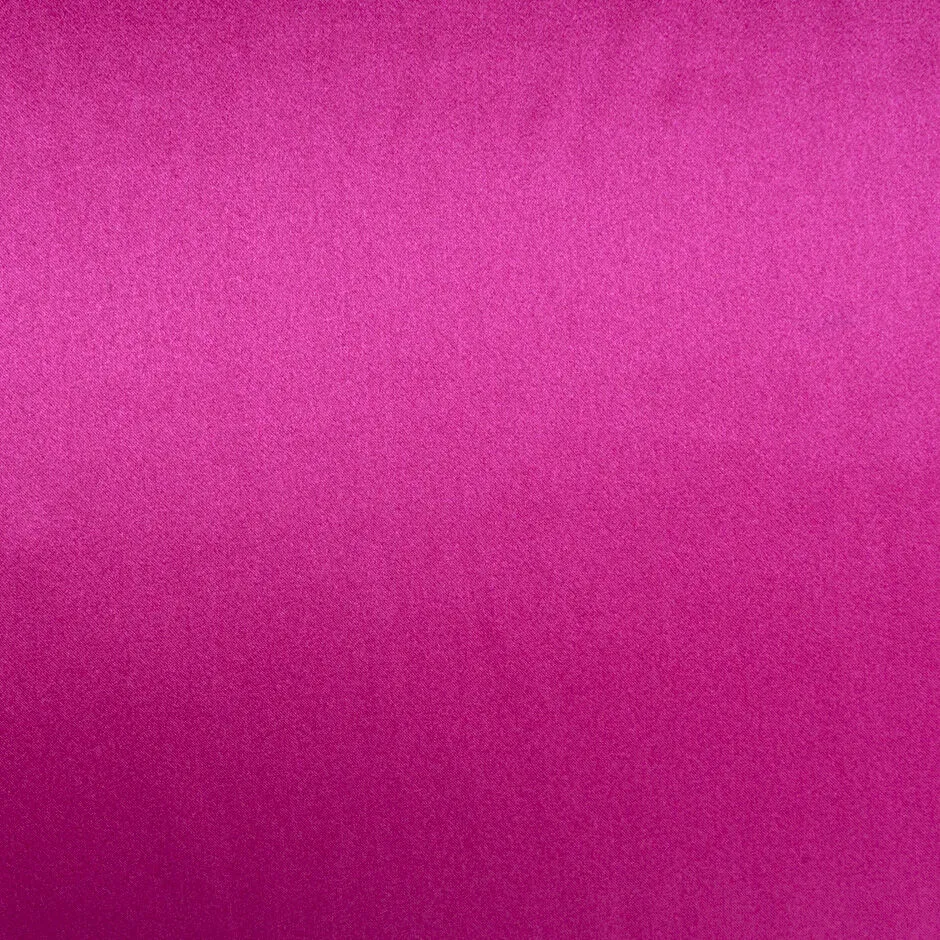 Deep Fuchsia Pink Silk Satin