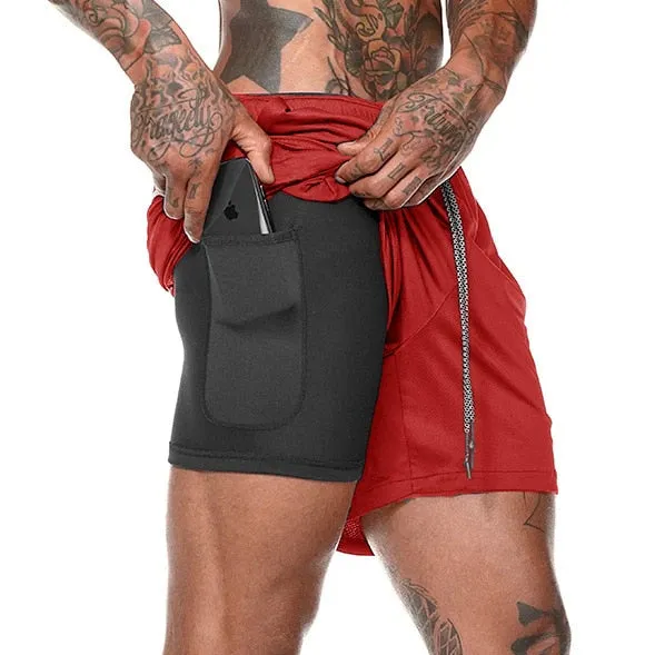 Fitness hub Double-deck Short Pant for Men