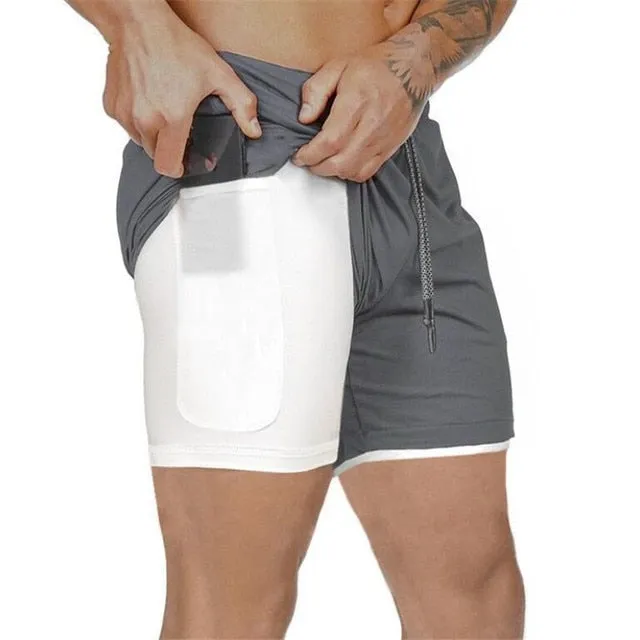 Fitness hub Double-deck Short Pant for Men