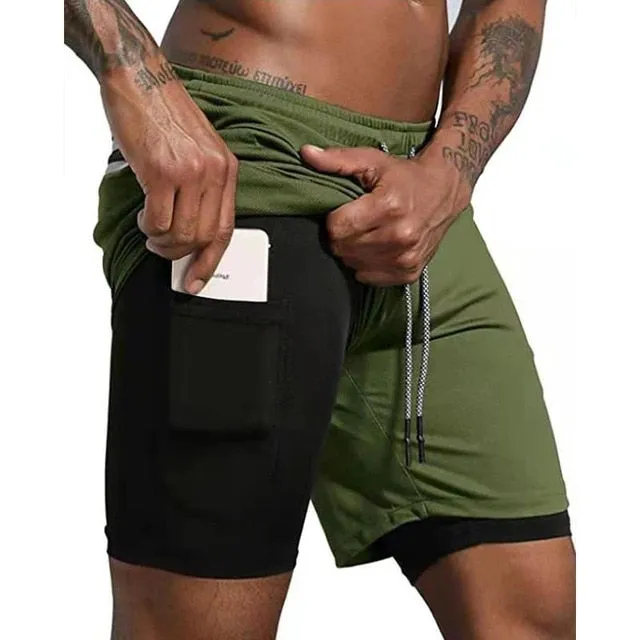 Fitness hub Double-deck Short Pant for Men