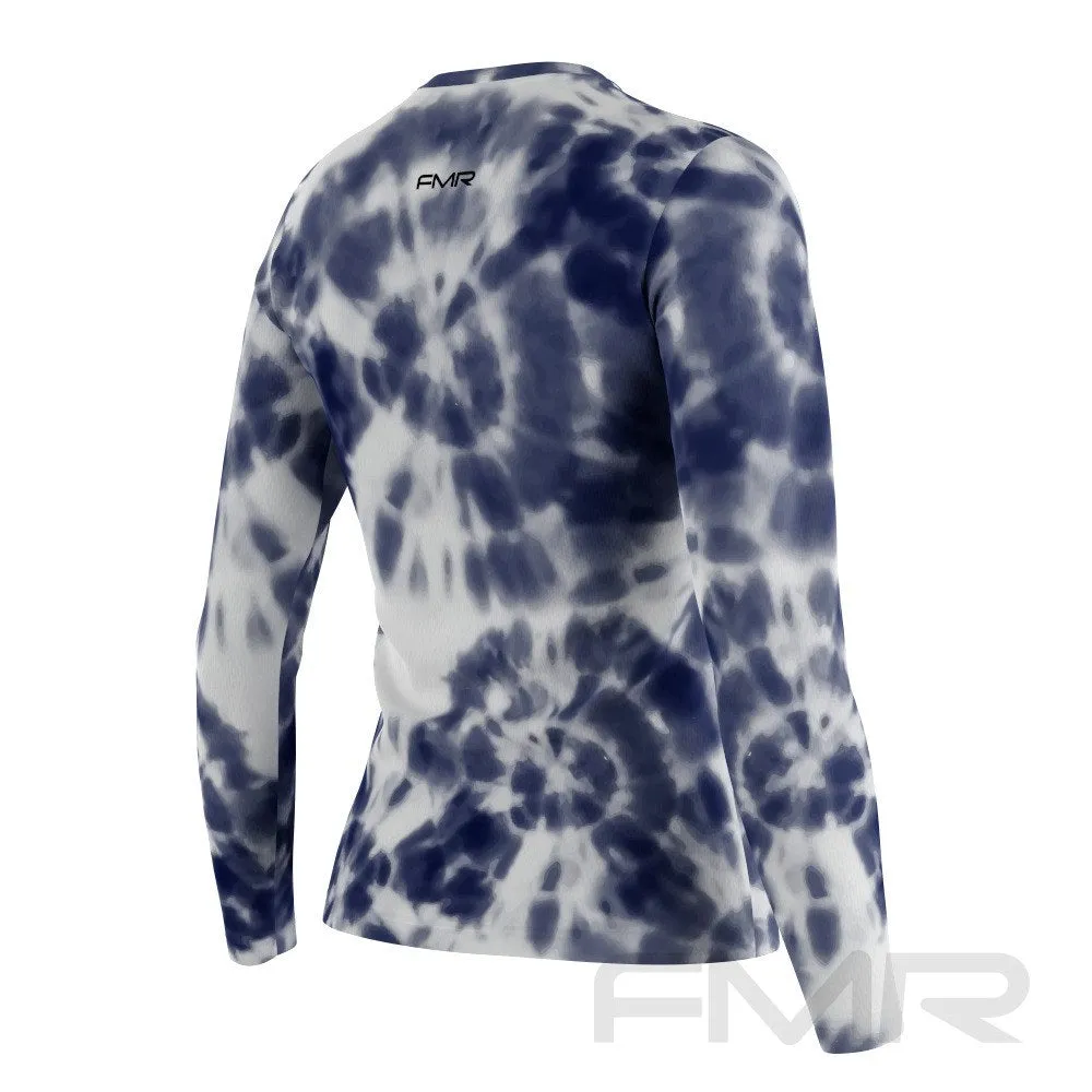 FMR Women's Shibori Tie-Dye Long Sleeve T-Shirt