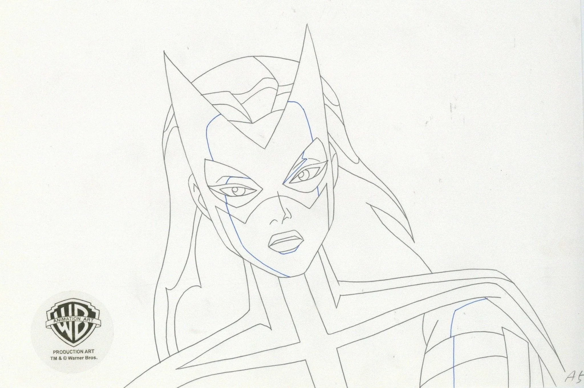 Justice League Unlimited Original Production Drawing: Huntress