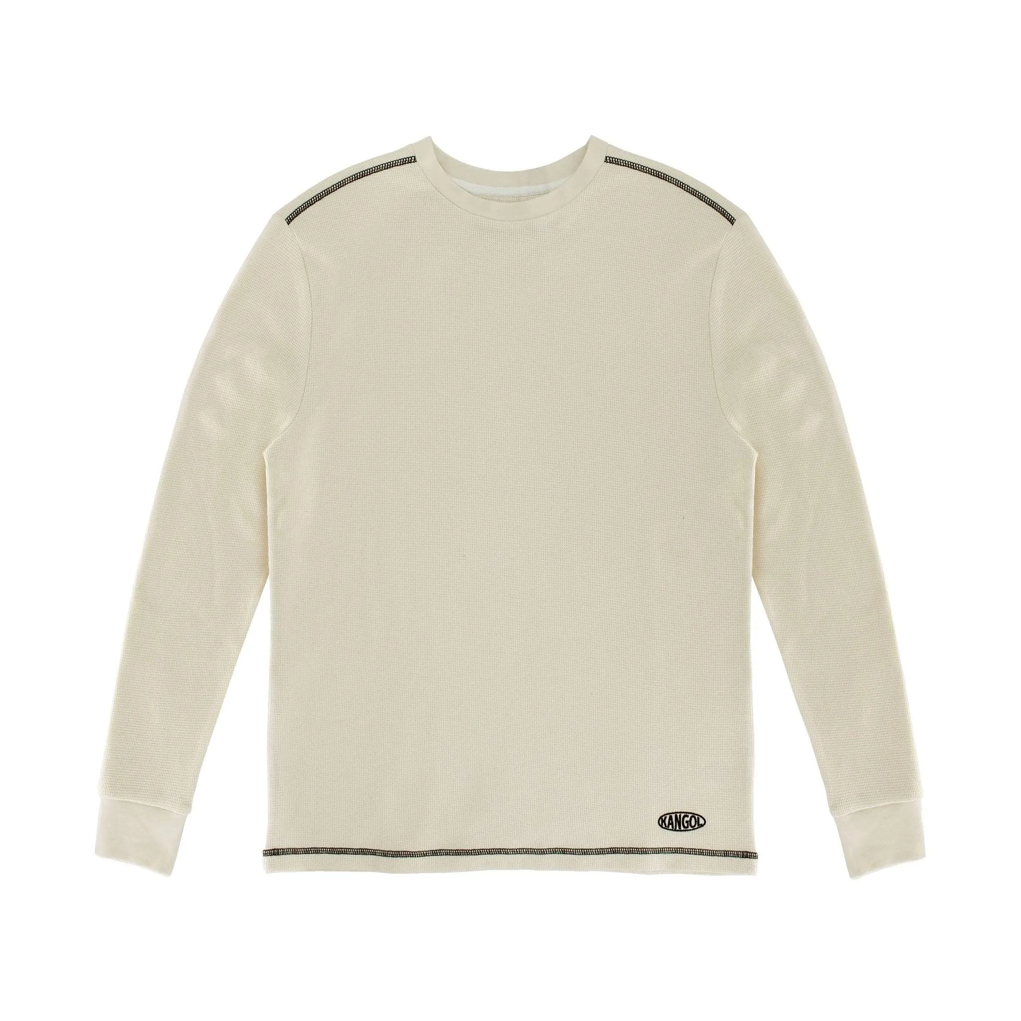 Kangol Workwear Waffle Long Sleeve Tee