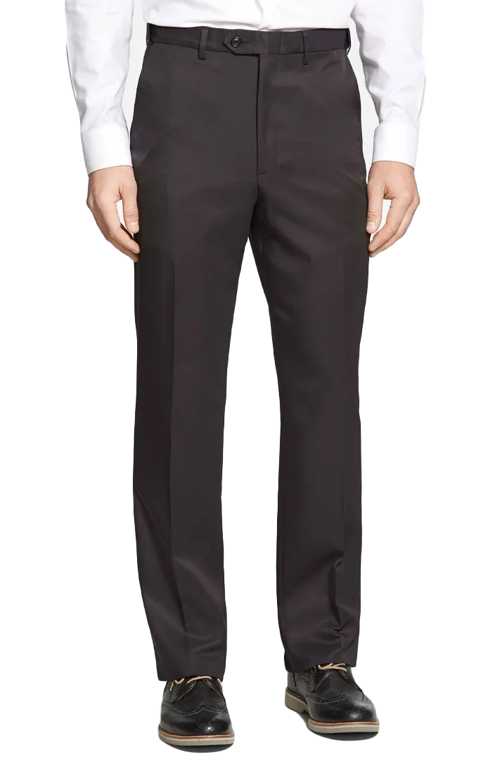 Microfiber Performance Trouser<br>Flat Front<br>Regular Rise