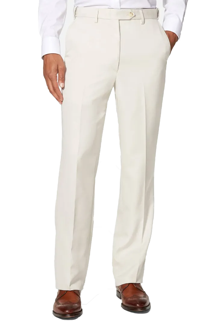 Microfiber Performance Trouser<br>Flat Front<br>Regular Rise