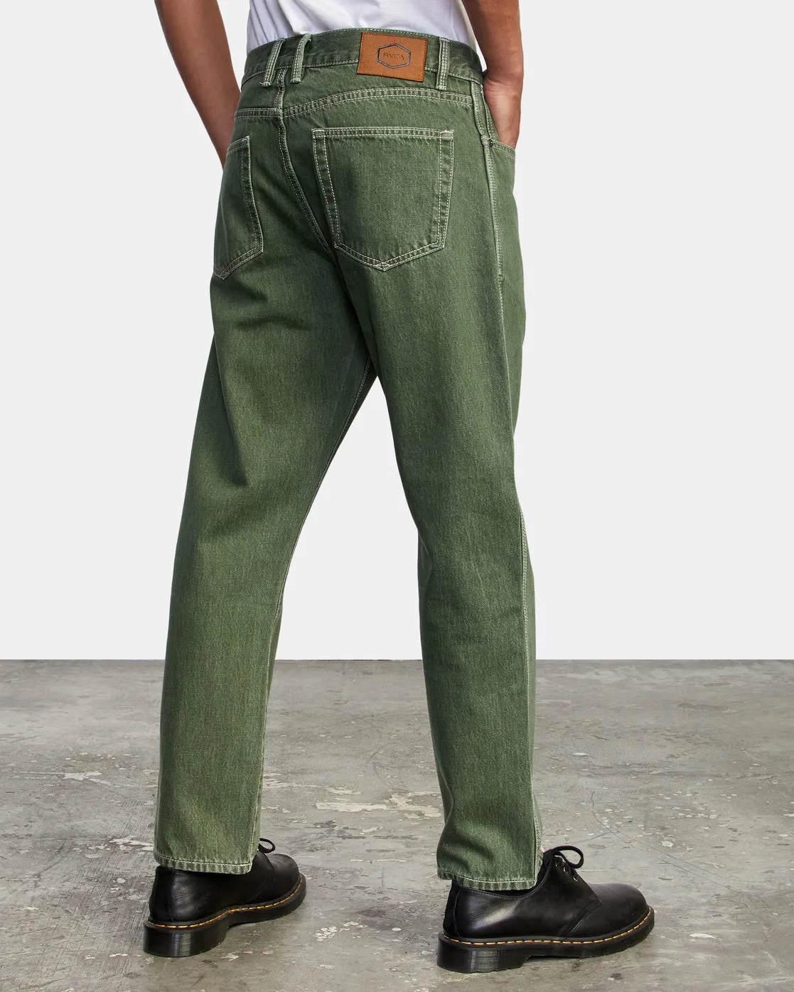 New Dawn Straight Fit Denim Jeans - Cactus