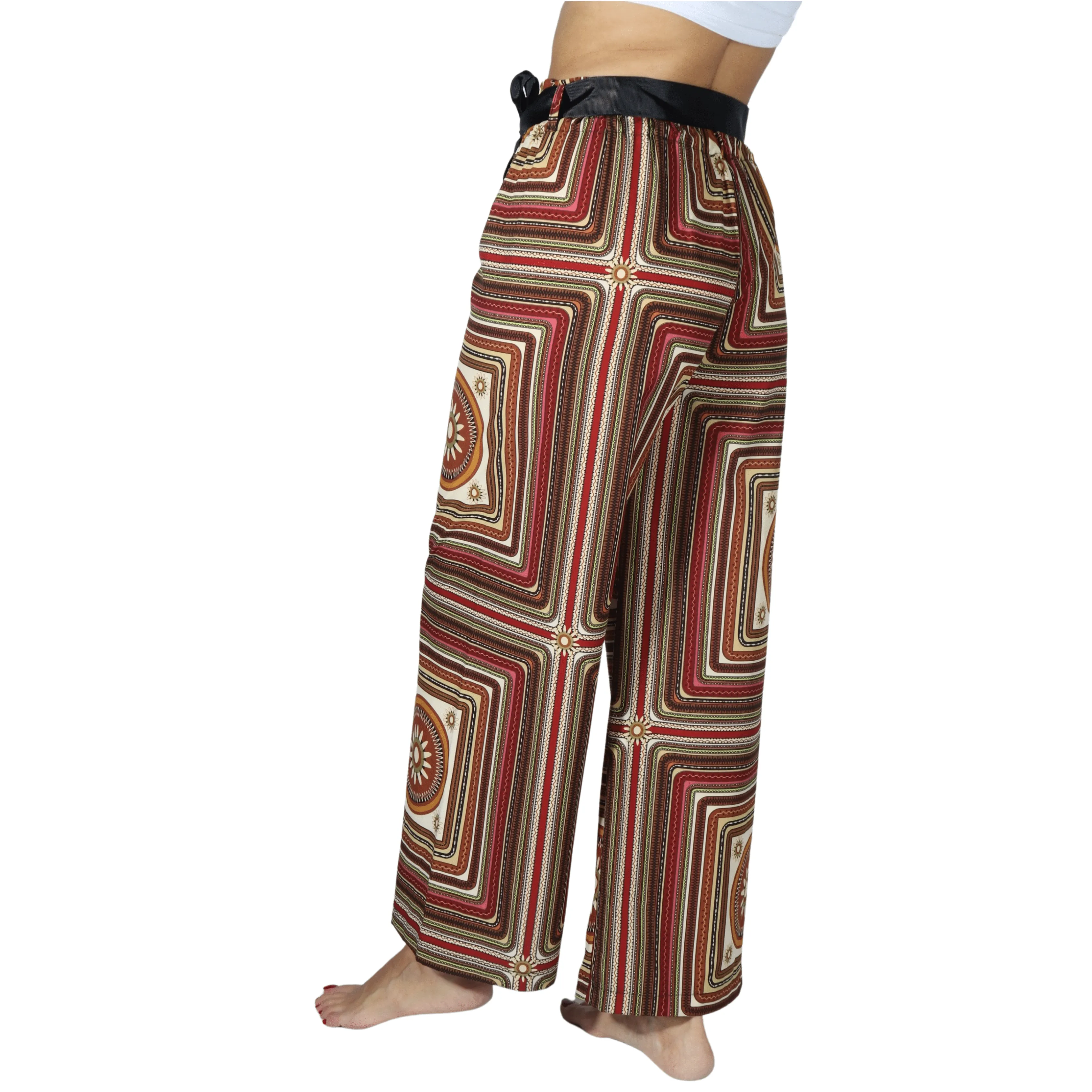 Printed Wide leg pants