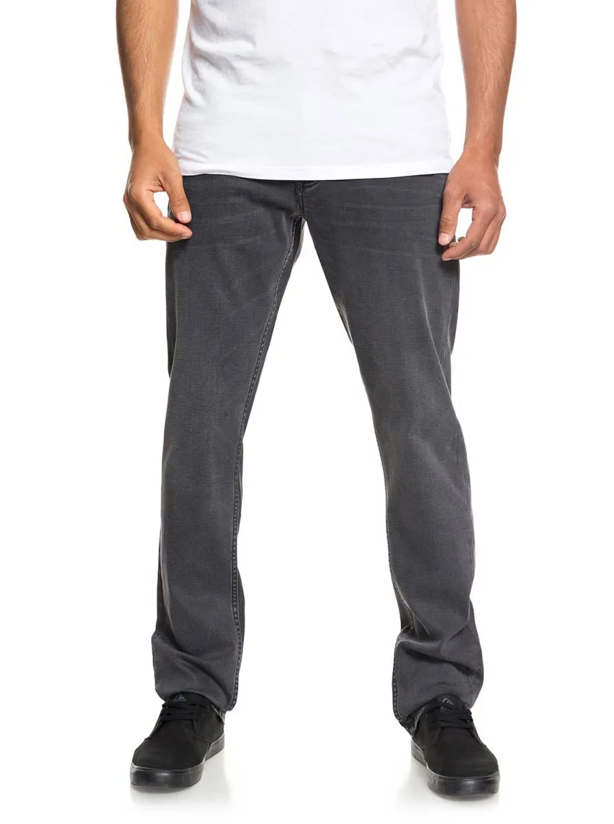 Quiksilver Revolver Straight Fit Jeans - Smoked Wax