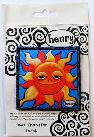 Smiling Sun Patch | Original Art by Seattle Mural Artist Ryan "Henry" Ward