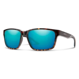 Smith Basecamp Tortoise Frame - ChromaPop Polarized Opal Mirror Lens - Polarized Sunglasses