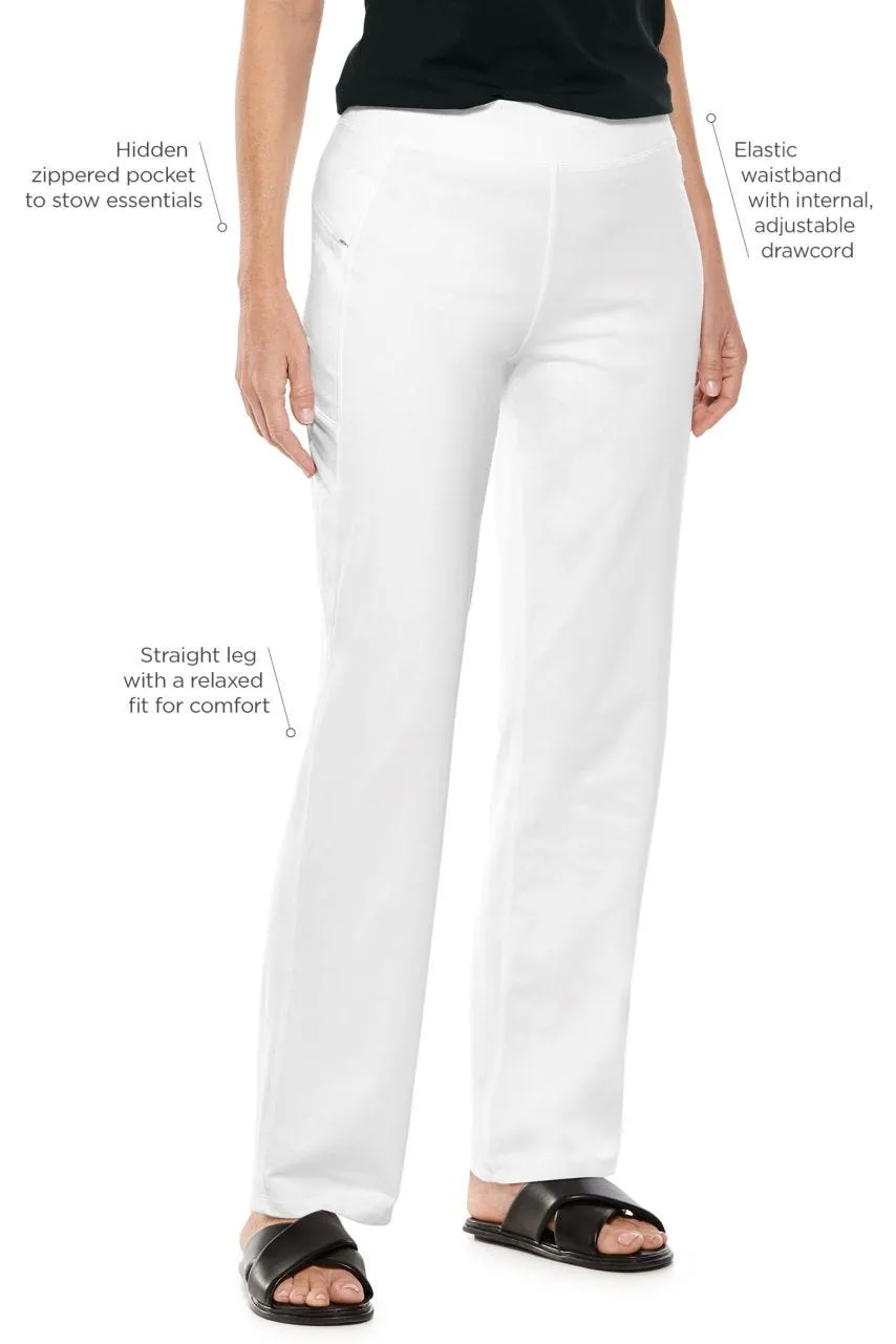 Women's LumaLeo Beach Pants  |  White